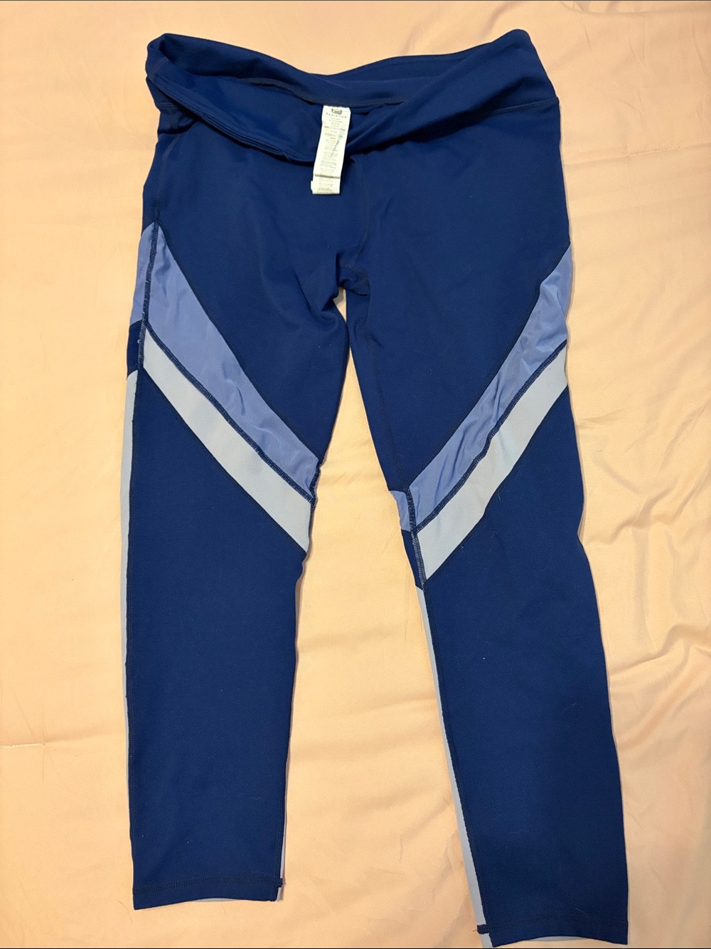 Women’s Fabletics Blue Colorblock Active Leggings